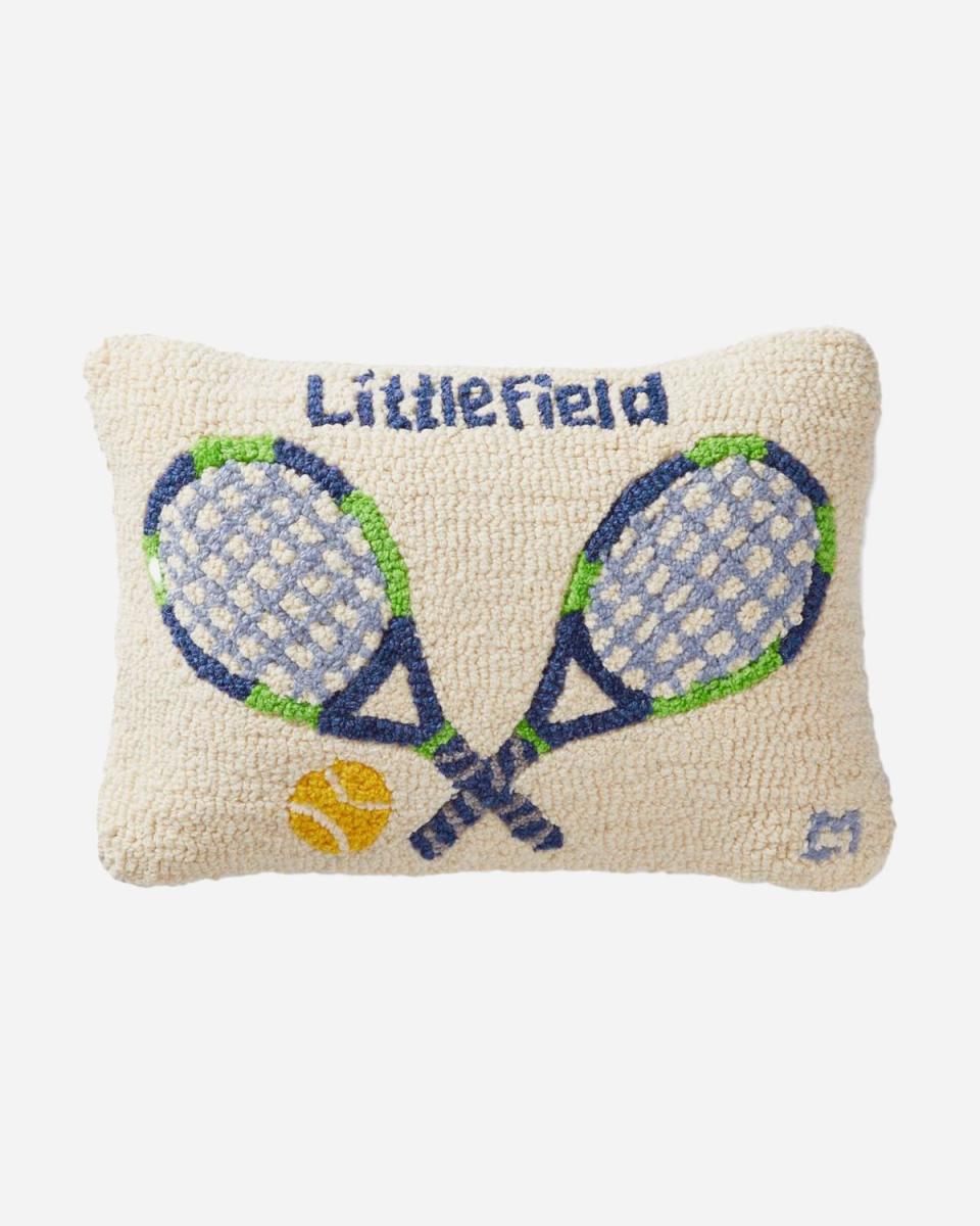 <p><a href="https://go.redirectingat.com?id=74968X1596630&url=https%3A%2F%2Fwww.markandgraham.com%2Fproducts%2Fhand-hooked-sport-pillows%2F%3Fpkey%3Dcmonogrammed-tennis-gifts&sref=https%3A%2F%2Fwww.elle.com%2Ffashion%2Fshopping%2Fg61085015%2Fbest-tennis-gifts%2F" rel="nofollow noopener" target="_blank" data-ylk="slk:Shop Now;elm:context_link;itc:0;sec:content-canvas" class="link ">Shop Now</a></p><p>Hand Hooked Pillow</p><p>Mark & Graham</p><p>$199.00</p>