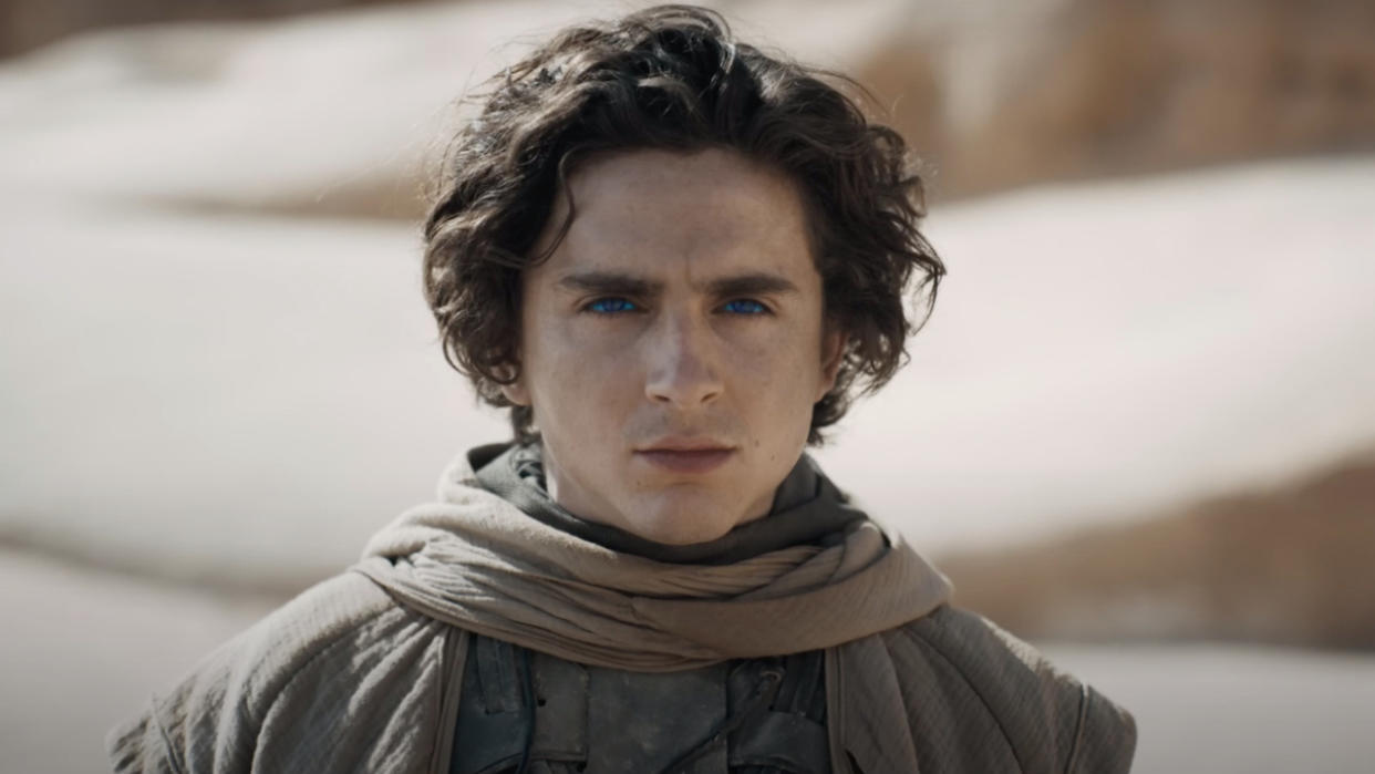  Timothee Chalamet as Paul in Dune: Part 2. 
