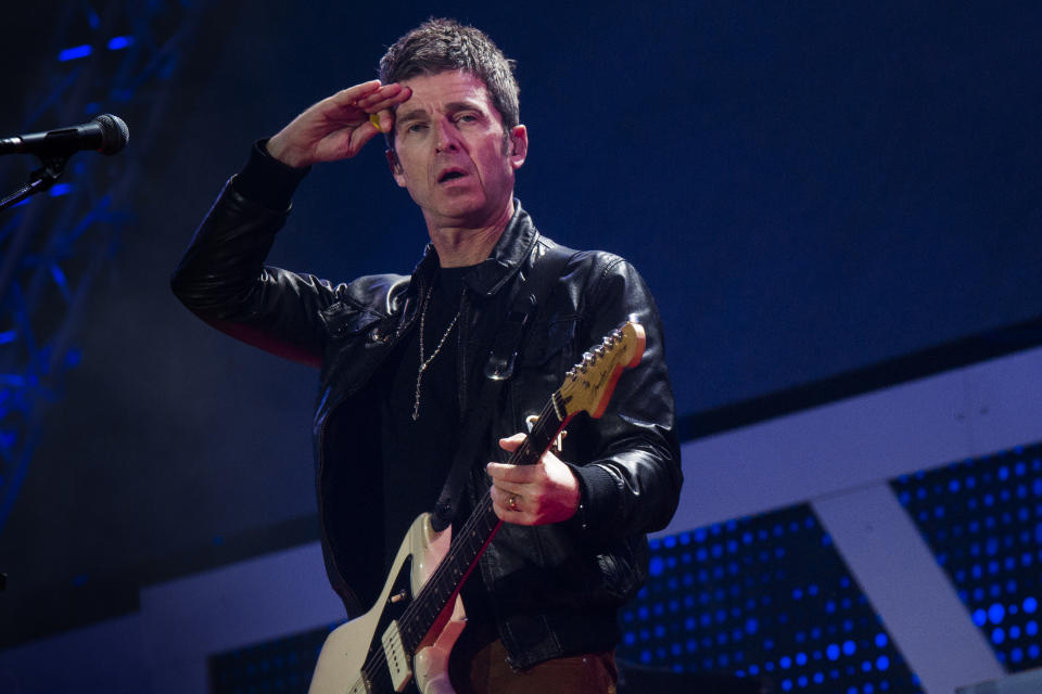 ROME - ITALY . MAY 01 :Noel Gallagher's High Flying Birds performs on stage on May 1, 2019 in Rome, Italy. (Photo by Roberto Panucci/Corbis via Getty Images)