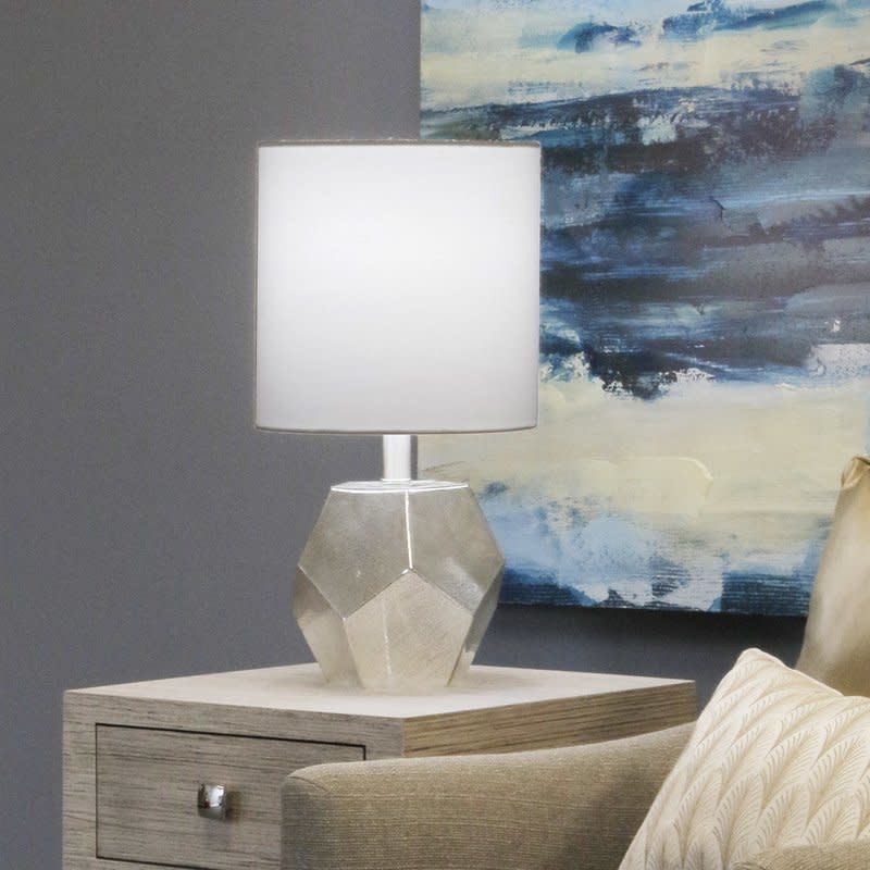 Mayfair Geo-Mercury Glass Table Lamp. (Photo: Wayfair)