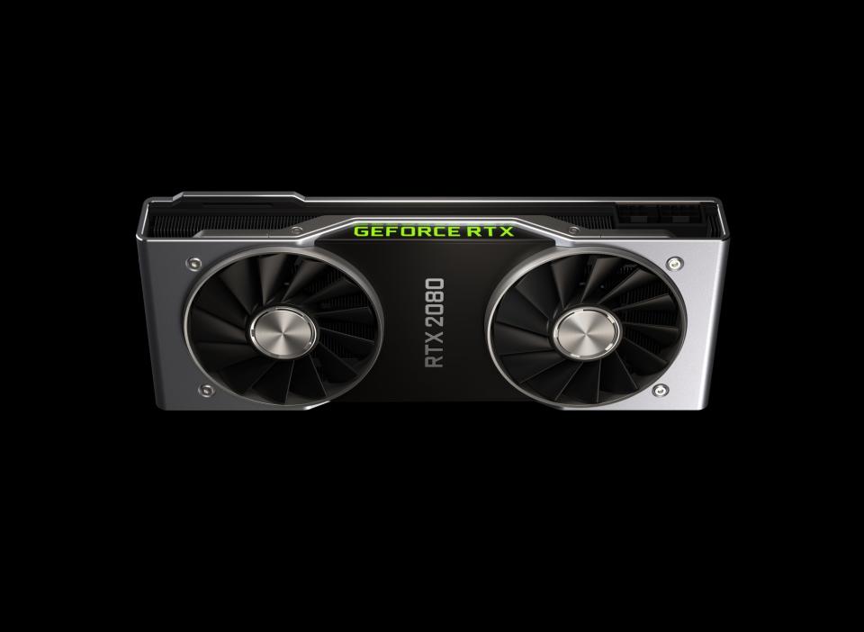 The RTX 2080 graphics card.