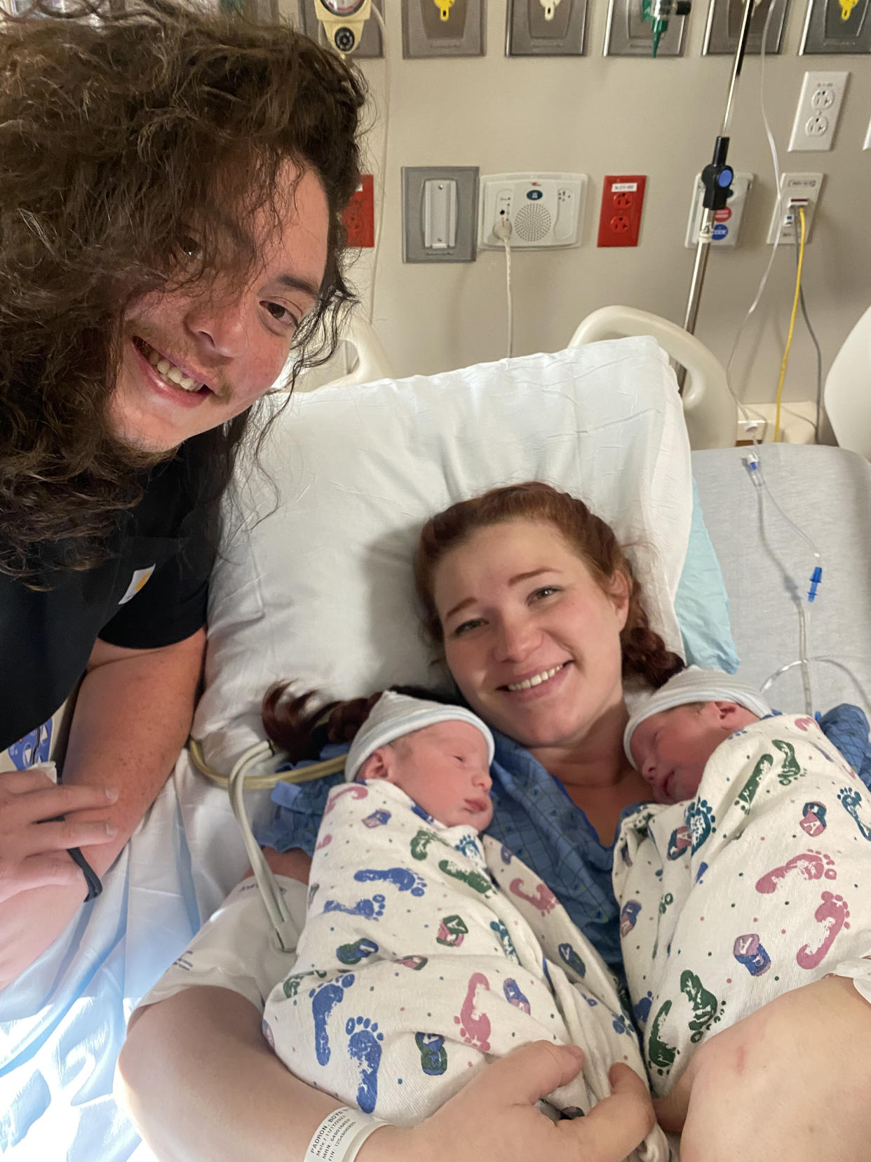 Mykelti Brown welcomes twins (Courtesy Mykelti Padron)