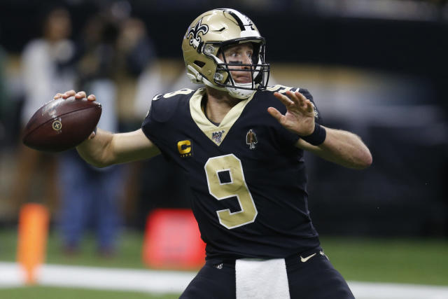 Saints QB Brees chasing NFL history again in prime time, drew