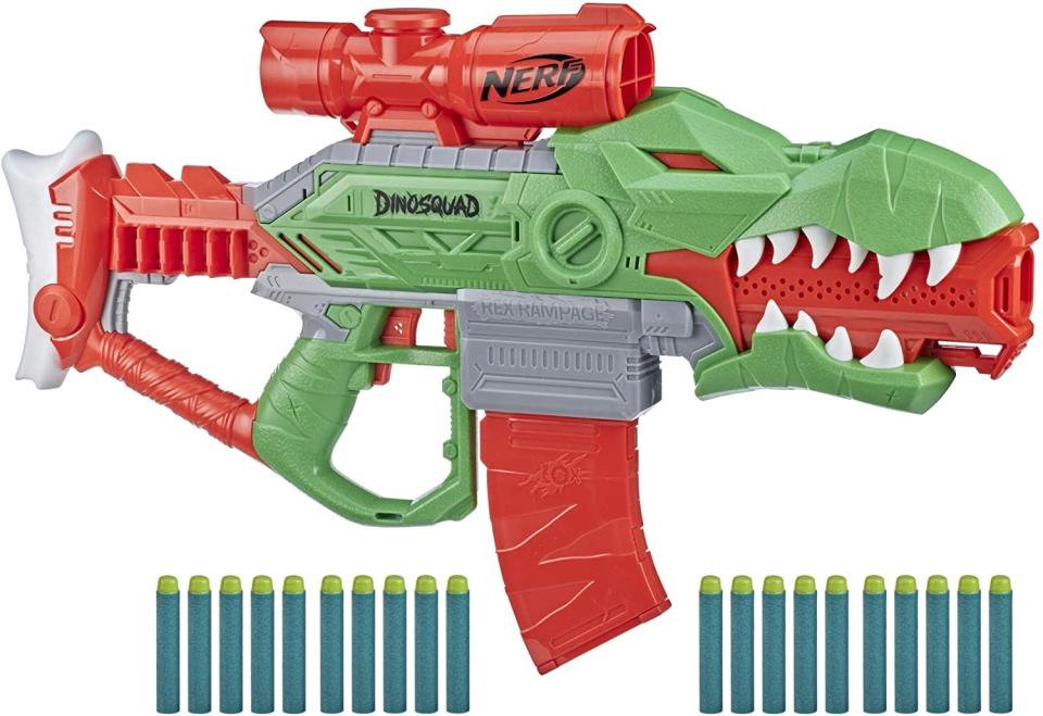 automatic nerf guns dinosquad rex rampage