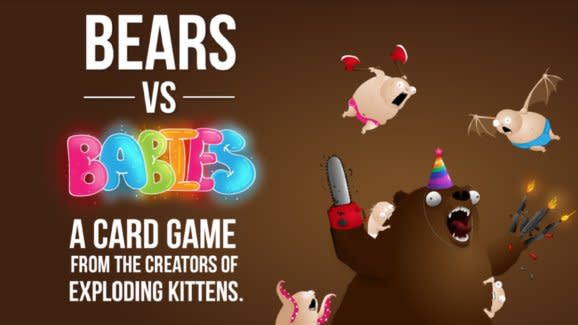 Bears vs Babies is the new game from Matthew Inman and Elan Lee.