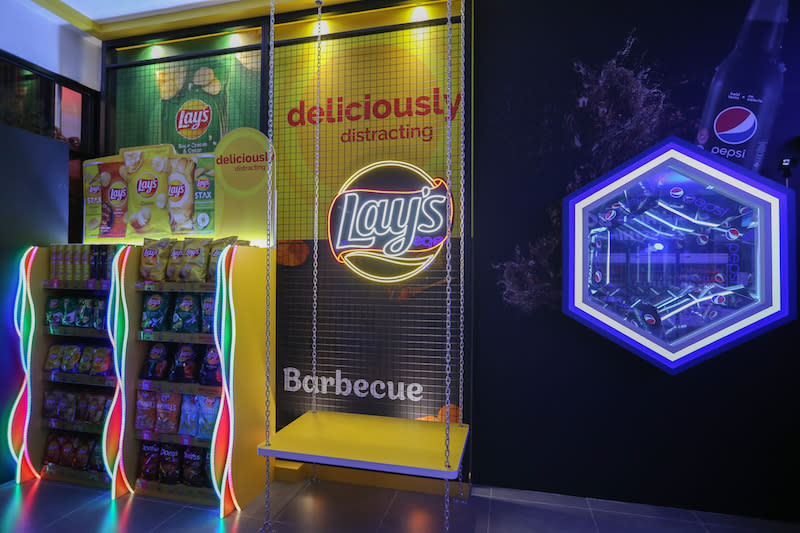 Don’t miss out on the Lay’s corner which comes with a flavourful wall of crisps from around the world. — Picture by Ahmad Zamzahuri