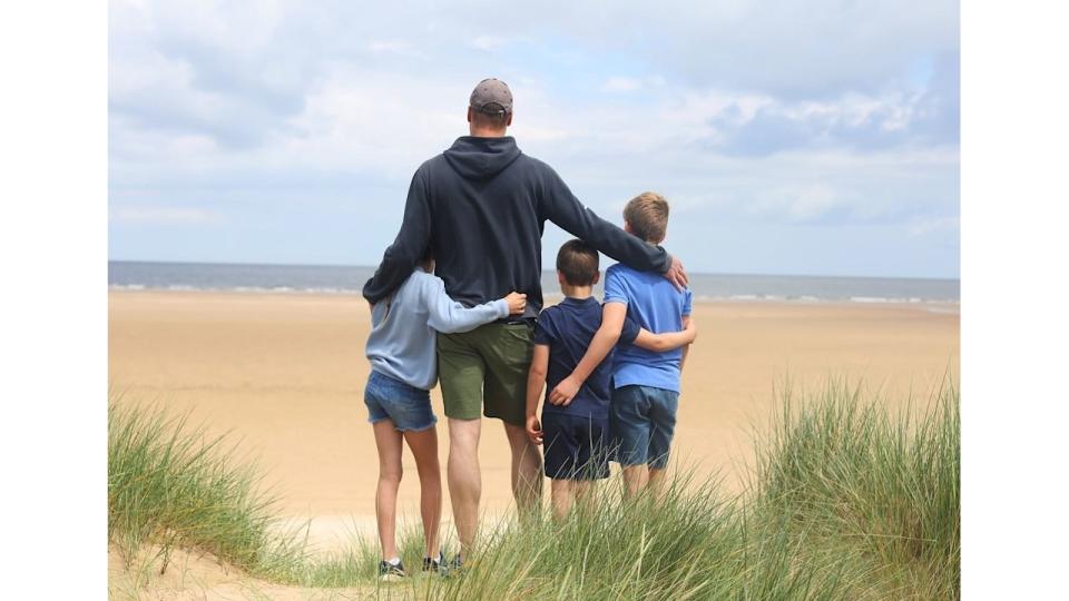 George, Charlotte and Louis paid tribute to their father on Father's Day