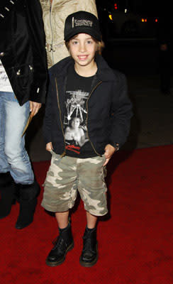 Jimmy Bennett at the LA premiere of Warner Bros. Pictures' Firewall