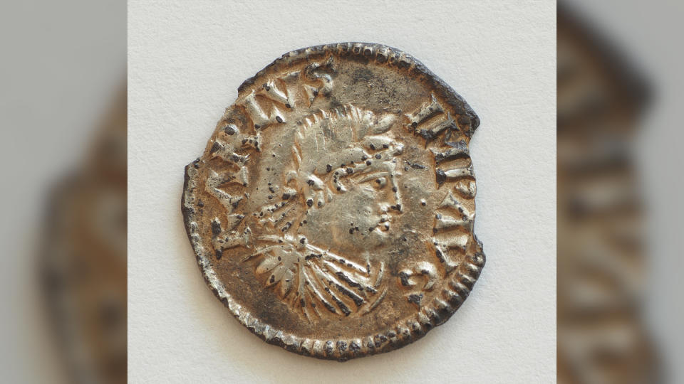 Rare coin shows Charlemagne just before his death