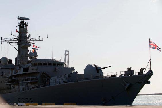 HMS Montrose (AFP/Getty)