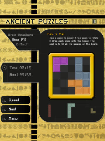 Ancient Puzzles HD 古老謎題遊戲 iPad 版，app說明由三嘻行動哇@Dr.愛瘋所提供