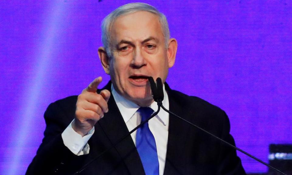 Israeli prime minister Benjamin Netanyahu