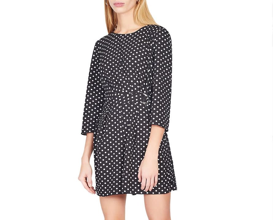 Miss Selfrige Polka Dot Romper. (Photo: Walmart)