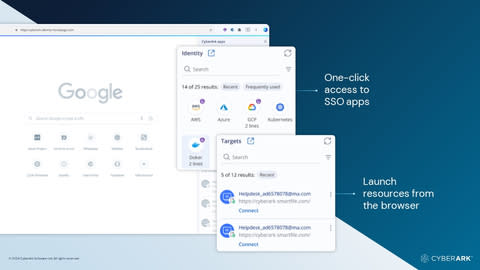 CyberArk Secure Browser provides enhanced security alongside a familiar user experience. (Graphic: Business Wire)