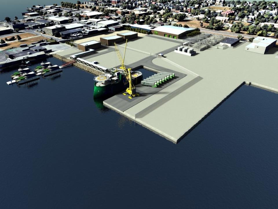 Foss Offshore Wind has released a rendering of the New Bedford Foss Marine Terminal.