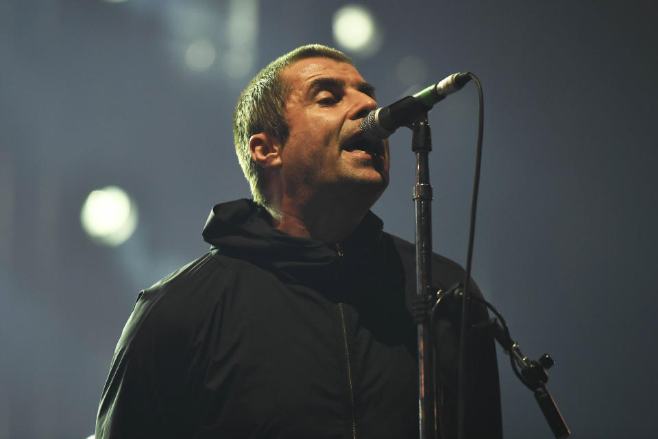 Photo by: KGC-138/STAR MAX/IPx 2019 11/28/19 Liam Gallagher performs at O2 Arena in London.