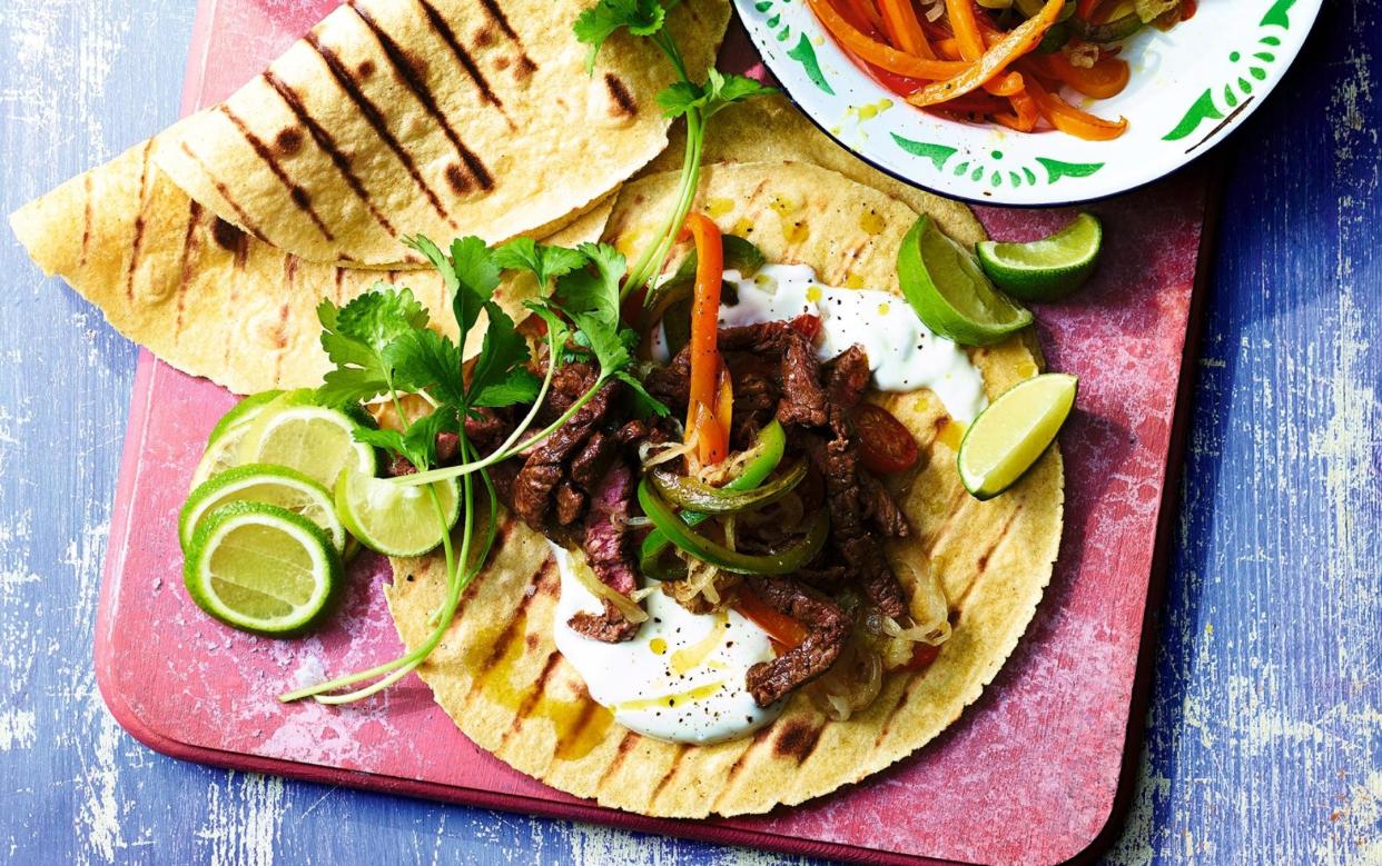 Friday night steak fajitas recipe - Dan Jones