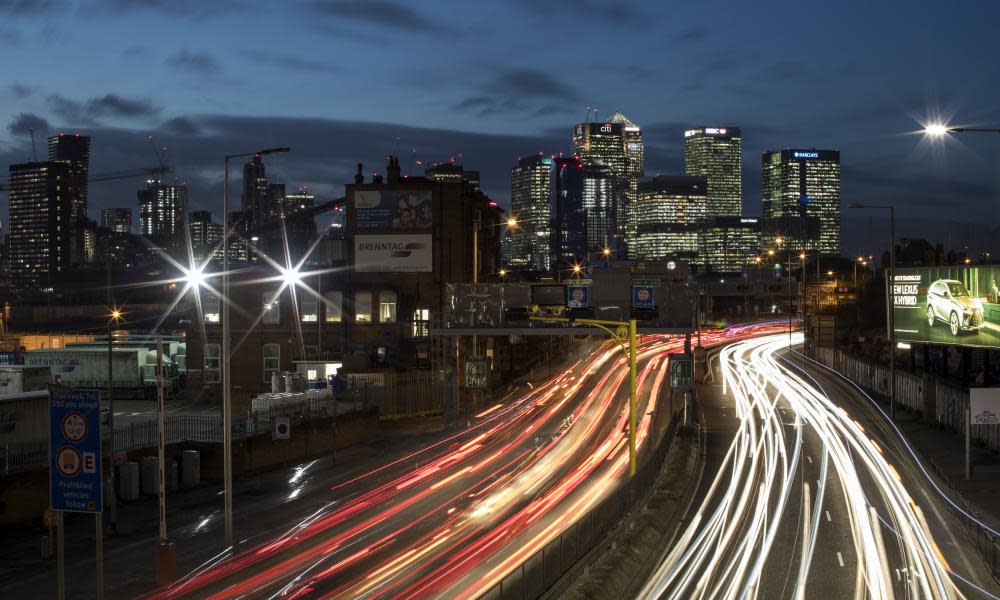 London’s rush-hour traffic