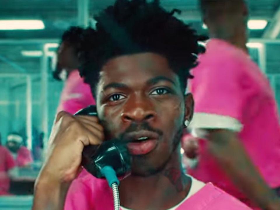 Lil Nas X’s new music video “Industry Baby” (Photo courtesy of Lil Nas X/YouTube)