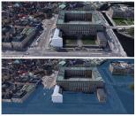 <p>Este es el aspecto que tendría el Palacio Real de Estocolmo, con sus alrededores totalmente anegados y el agua penetrando por las calles de la ciudad. (Foto: <a href="http://sealevel.climatecentral.org/" rel="nofollow noopener" target="_blank" data-ylk="slk:Climate Central" class="link ">Climate Central</a>).</p> 