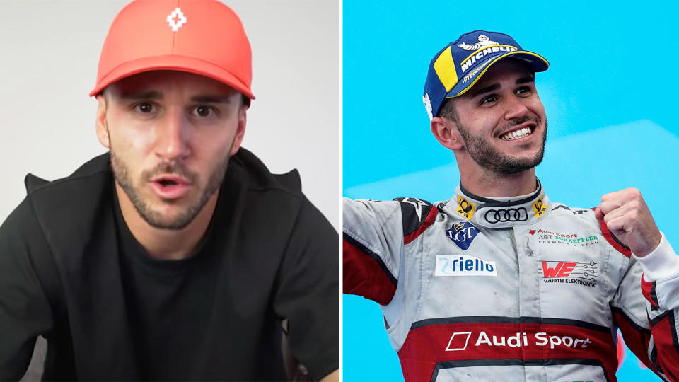 Pictured here, Daniel Abt has attempted to explain the e-sports stunt that saw him sacked by Audi.