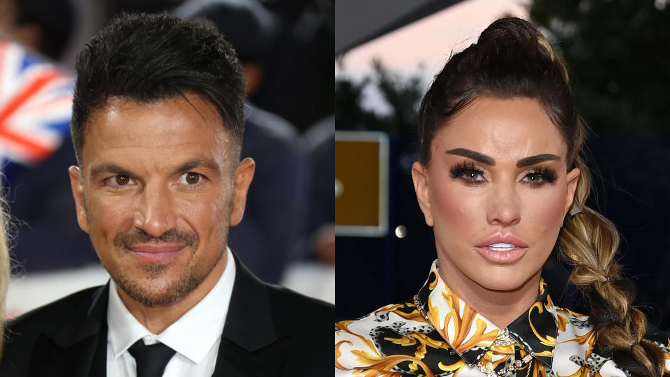 Peter Andre responded to Katie Price's claims he had made money off her name. (Mike Marsland/Karwai Tang/WireImage)
