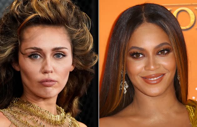 "II Most Wanted" marks the first official collaboration between Miley Cyrus and Beyoncé. <span class="copyright">Jordan Strauss/Invision/Associated Press (left); Joel C Ryan/Invision/Associated Press</span>