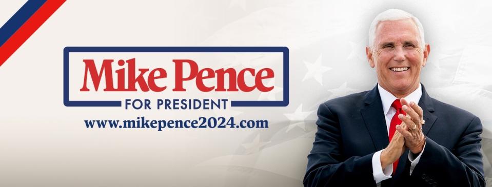 美國前副總統彭斯(Mike Pence)7日宣布爭取共和黨總統候選人提名。(圖:Mike Pence臉書)