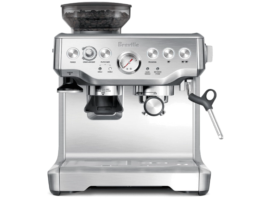 <div><p>"A good espresso machine and grinder. Do NOT skimp on the grinder — some say it’s even more important than the machine. While I can’t say I saved so much money because I don’t get coffee out and about very often, I enjoy my hike coffees SO much more. Some people are really particular about theirs, but I buy an espresso roast at Costco and it makes a delightful little latte every time. Me five years ago would say spending $700 on coffee equipment is nuts, but I now consider it money well spent."</p><p>—anonymous</p></div><span><a href="https://www.amazon.com/dp/B00CH9QWOU?tag=buzz0f-20&ascsubtag=7570895%2C25%2C26%2Crss%2C0%2C0%2Cbf-verizon%2C0%3A0%2C0%2C0%2C0%2C0" rel="nofollow noopener" target="_blank" data-ylk="slk:amazon.com;elm:context_link;itc:0;sec:content-canvas" class="link ">amazon.com</a></span>