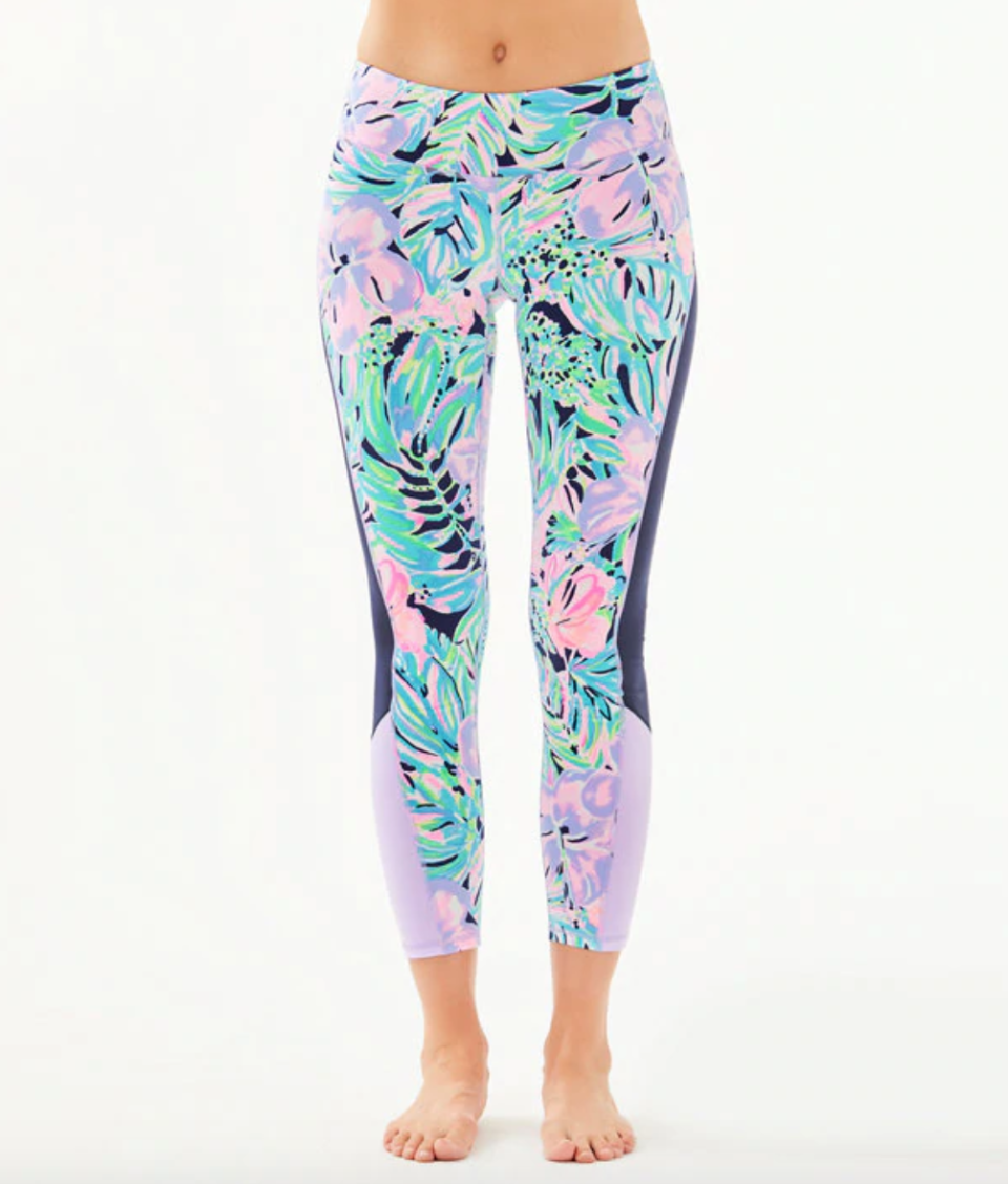 <p><strong>lilly pulitzer</strong></p><p>lillypulitzer.com</p><p><a href="https://go.redirectingat.com?id=74968X1596630&url=https%3A%2F%2Fwww.lillypulitzer.com%2Fupf-50-luxletic-26-weekender-legging%2F000740.html&sref=https%3A%2F%2Fwww.townandcountrymag.com%2Fstyle%2Ffashion-trends%2Fg31940461%2Flilly-pulitzer-sale-march-2020%2F" rel="nofollow noopener" target="_blank" data-ylk="slk:Shop Now;elm:context_link;itc:0;sec:content-canvas" class="link ">Shop Now</a></p><p>$80.14</p><p><em>Original Price: $108</em></p>