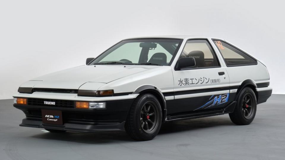 Toyota使用Sprinter Trueno車體打造AE86 H2概念車。(圖片來源/ Toyota)