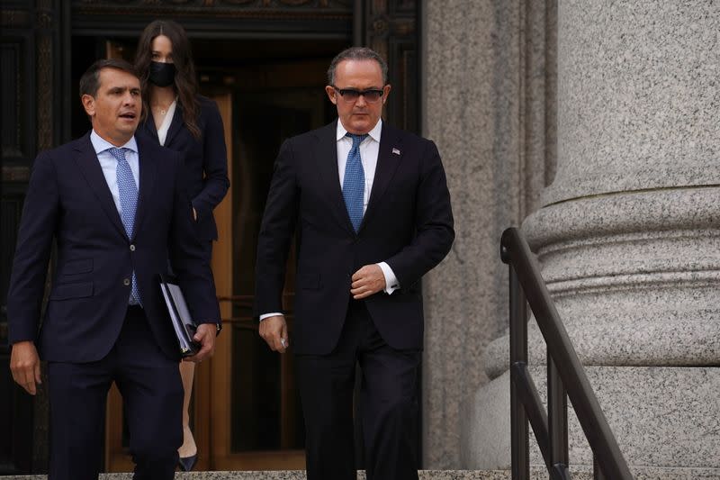 Igor Fruman departs the United States Courthouse in New York City