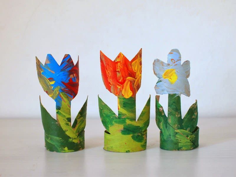 earth day craft flowers