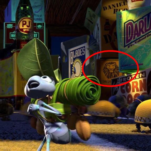 Pixar Easter Eggs - Lion King