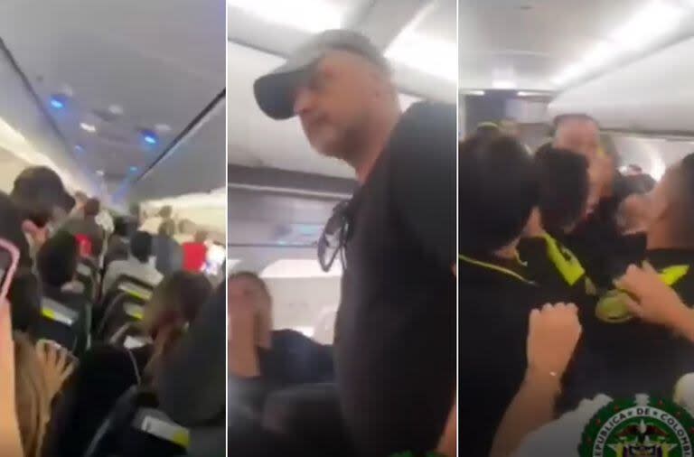 El hombre fue obligado a desembarcar de un avión en Colombia