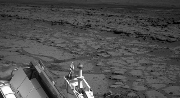 Curiosity spent its first Christmas on Mars on "Grandma's House," a previously unexplored part of Yellowknife Bay in the Gale Crater.