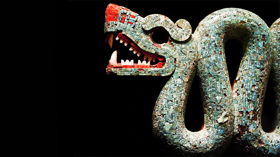 Serpiente azteca de dos cabezas