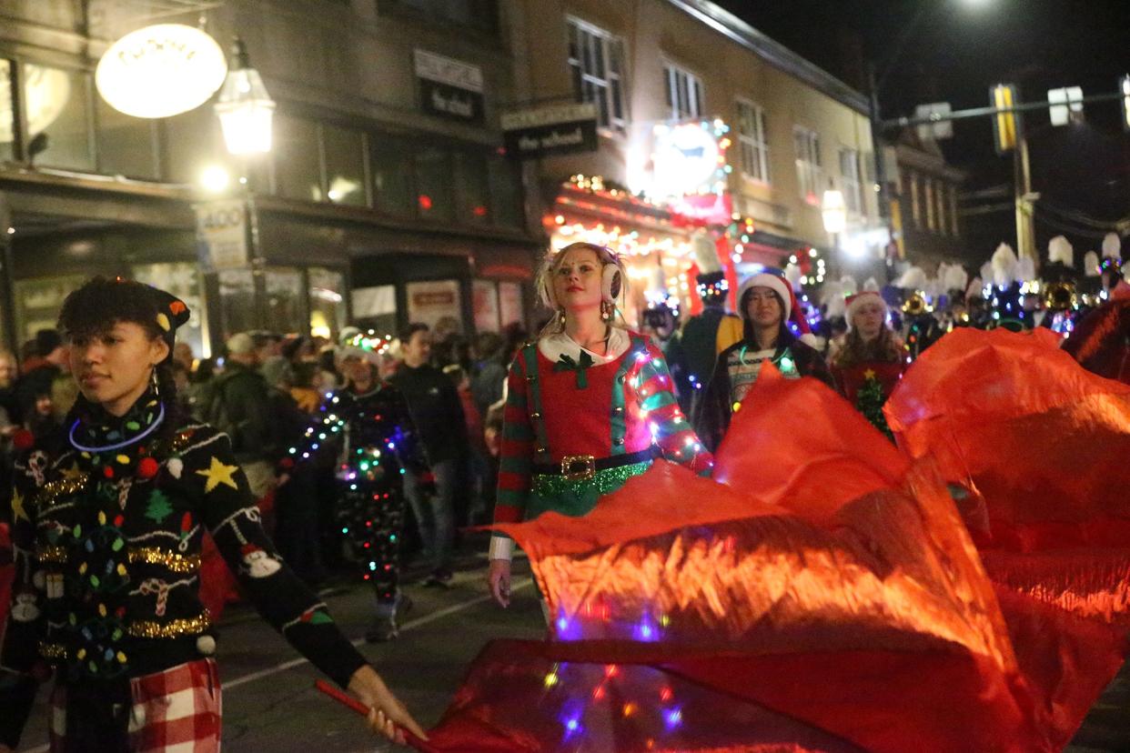 Portsmouth holiday parade brightened by 7yearold. Here's how he