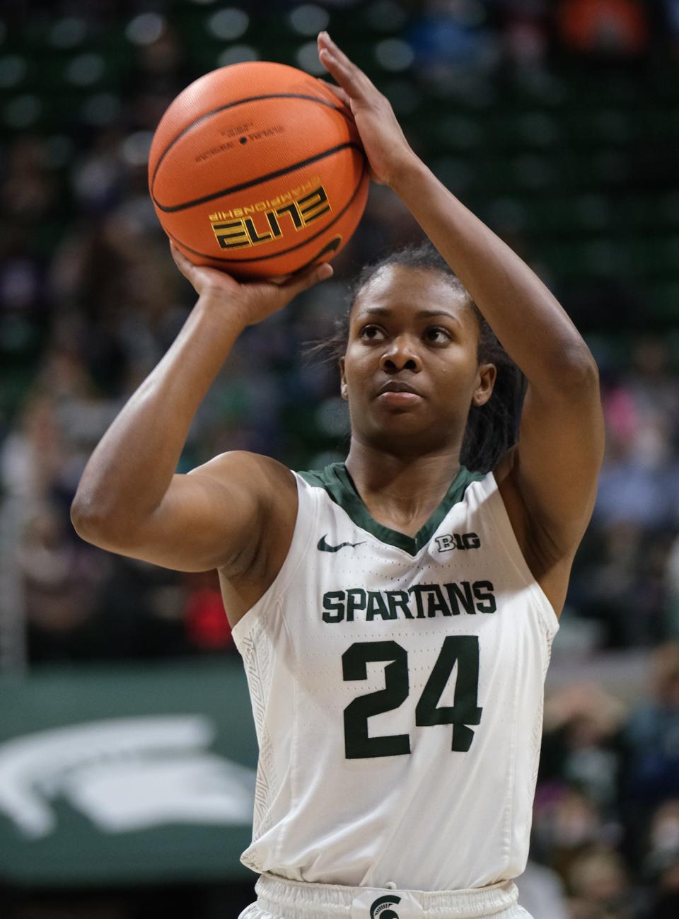 Nia Clouden is second all-time in points scored at MSU.