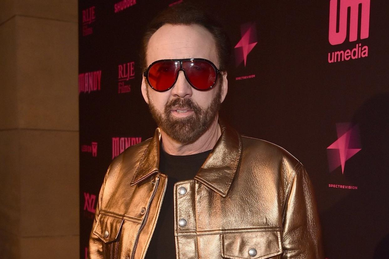 Nicolas Cage attends the Los Angeles Special Screening And Q&A Of Mandy At Beyond Fest at the Egyptian Theatre on 11 September, 2018 in Hollywood, California: Alberto E Rodriguez/Getty