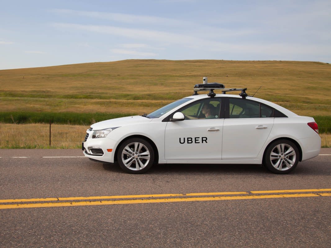 Uber mapping car