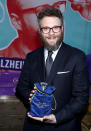 <p>The actor showed off his embroidered bag of Crown Royal XR at the sixth annual Hilarity for Charity variety show on Saturday in L.A..(Photo: Rich Polk /Getty Images for Crown Royal) </p>