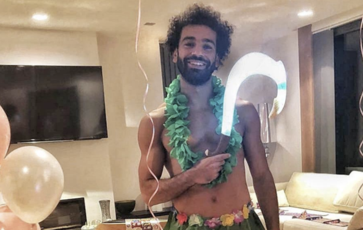 Mohamed Salah dresses up as a Disney character for his daughter’s birthday