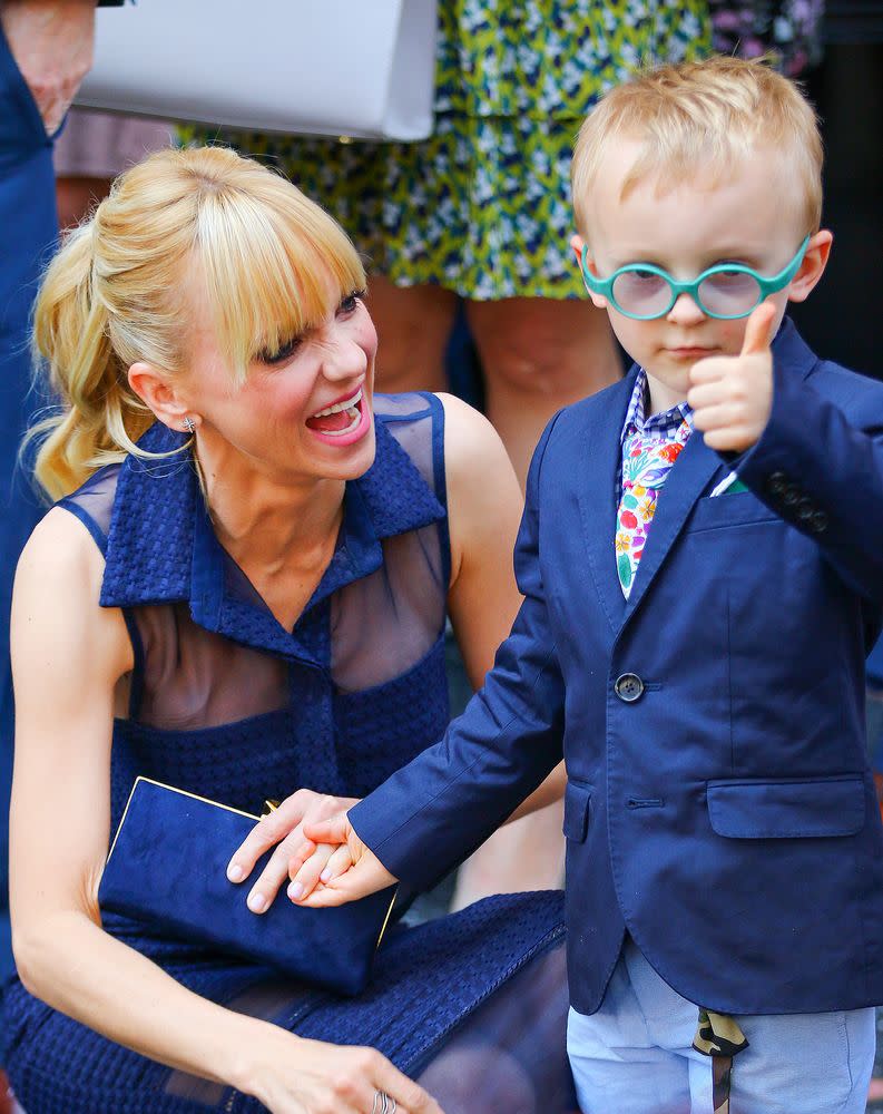 Anna Faris with son Jack | Capture Pix/REX/Shutterstock