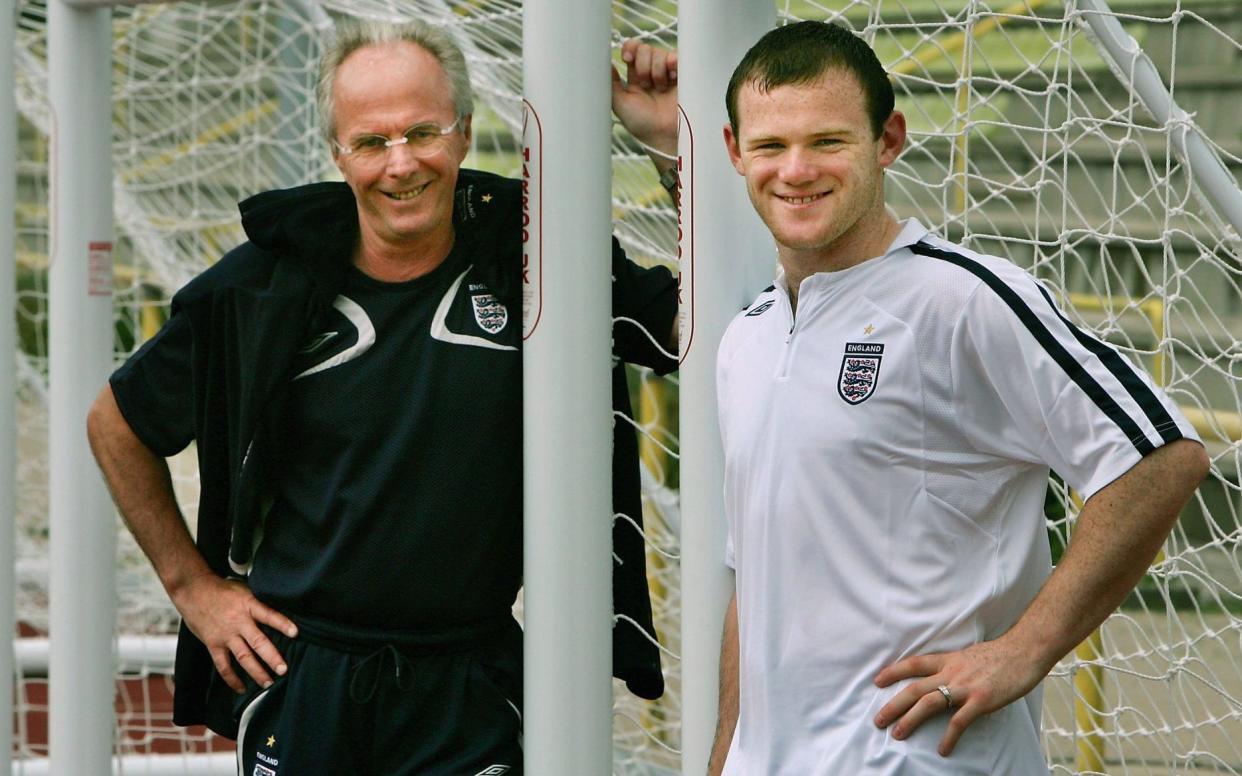 Sven-Goran Eriksson (left) and Wayne Rooney - Sven-Goran Eriksson's final message: 'Life is always, always to be celebrated'