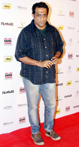 Spotted at the Filmfare nomination bash