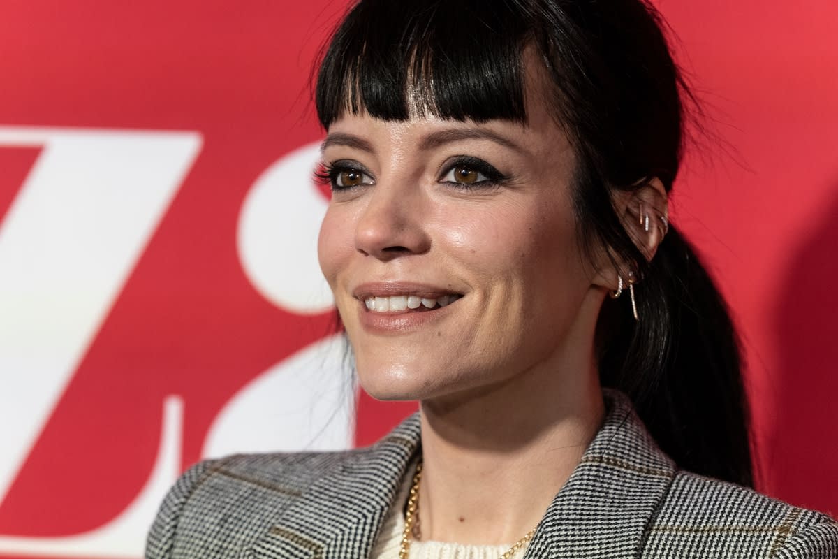 Lily Allen at a red carpet event in 2022<p>lev radin via Shutterstock</p>