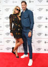 <p>Paris Hilton pops her foot while joining fiancé Carter Reum at the Tribeca Film Festival premiere of her documentary <em>This Is Paris</em> in N.Y.C. on June 20.</p>