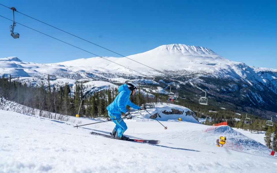 Gausta ski resort in Norway