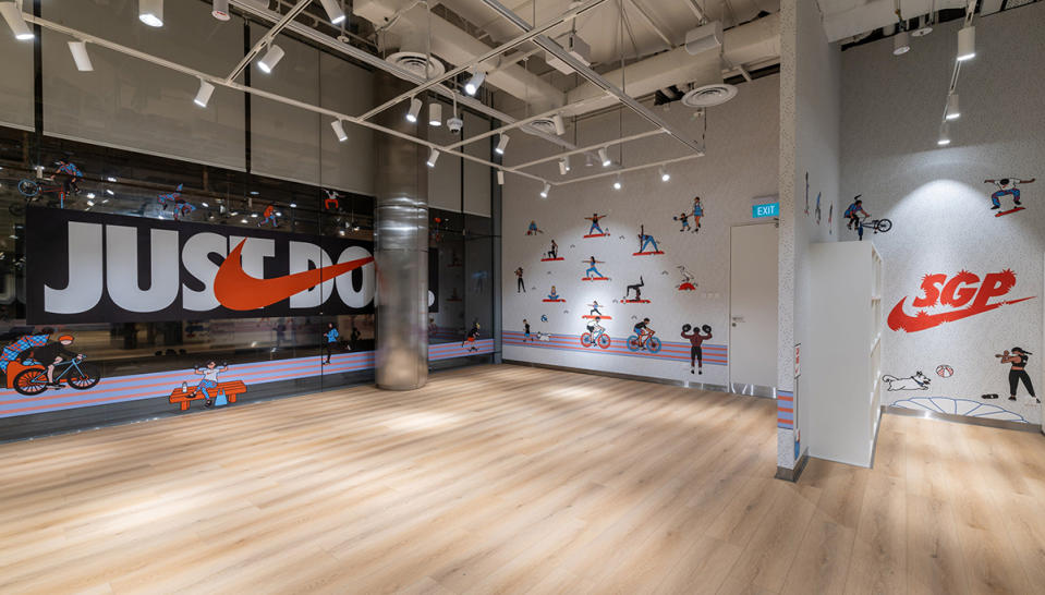 A look inside Nike Orchard Road.<cite>Courtesy of Nike</cite>